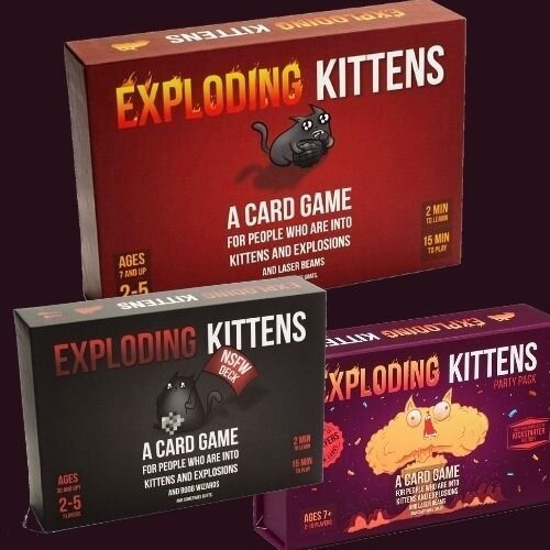 Exploding Kittens + Expansiones (imprimir)