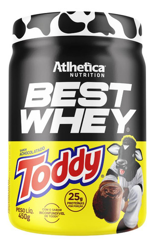 Best Whey Isolado Hidrolisado 3w Toddy 450g - Atlhetica Sabor Chocolate