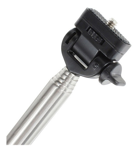 Monopé Bastão Pau De Selfie Retrátil E Adaptador Tripe Gopro