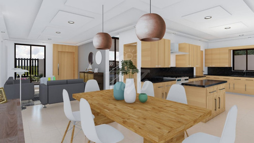 Imagen 1 de 20 de Moderna Casa En Venta Residencial Cerrado, Santiago (hfc-218)