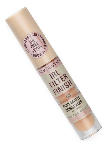 Corrector Líquido Irl Finish Matte Revolution Waterproof 6g