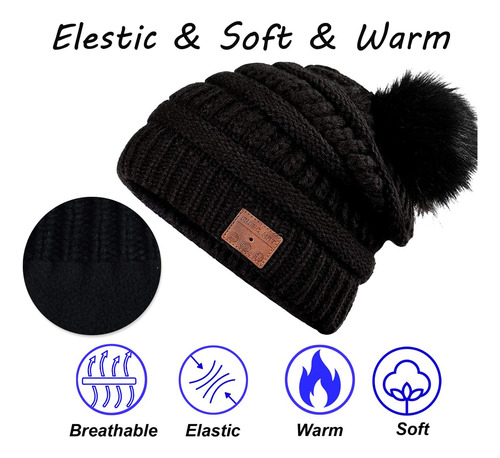 Gorro Inalámbrico Para Mujeres Y Niñas Gorro Musical Auricul
