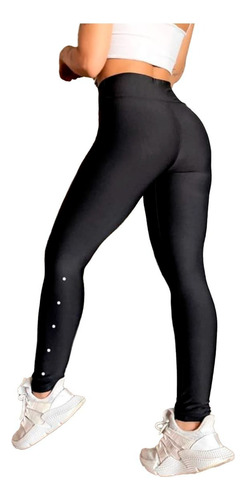 Calza De Mujer Lycra Premium Frizadas Tachas De Salir Moda