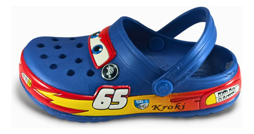  Suecos Chanclas Zapatos Cars Rayo Mcqueen Disney Moda Niños