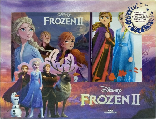 Imagem 1 de 1 de Frozen 2 - Livro + Camiseta