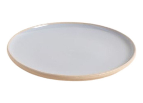 Plato Postre Korba Brillante Con Beige 20 Cm