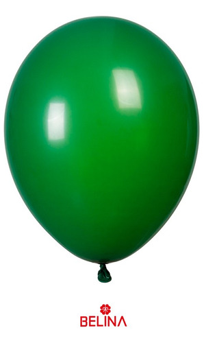 Globos De Látex Verde Mate 50unidades