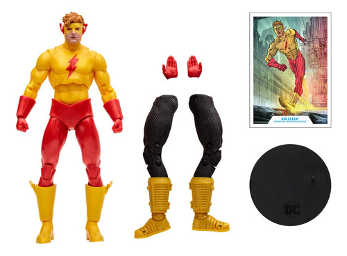 Figura Build-a 7 Kid Flash (crisis On Infinite Earths)