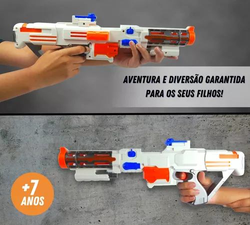 Lança Dardos Nerf X C/ 6 Dardos Arminha De Brinquedo Menino