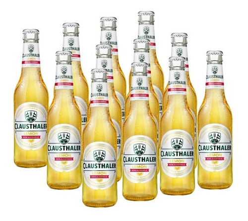Cerveza Importada Clausthaler Lemon Sin Alcohol 330 Ml X 12