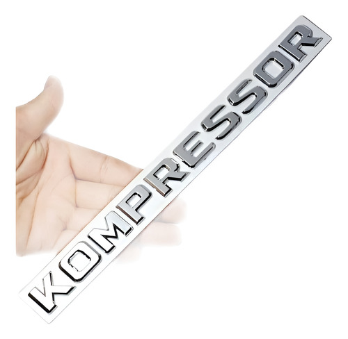 Emblema Mercedes Benz Kompressor Cromo Clase C E Glk Slk