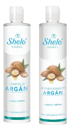 Shampoo + Acondicionador De Argán Shelo