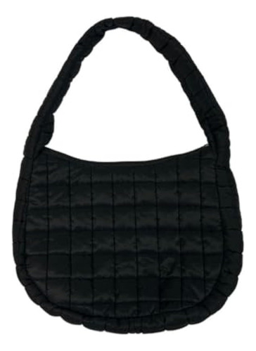 Bolso Bandolera Cloud Puffer En Negro, Negro -