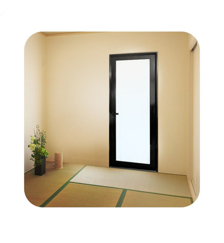 Puerta Modena Negra Vidrio Entero Dvh 90x200 Lebaux