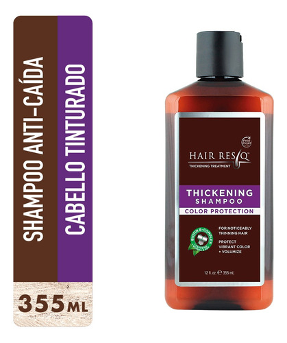 Hair Resq Shampoo Anticaída Cabellos Con Coloración 355 Ml