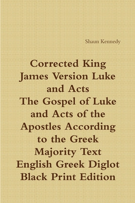 Libro Corrected King James Luke And Acts: Black Print Dig...