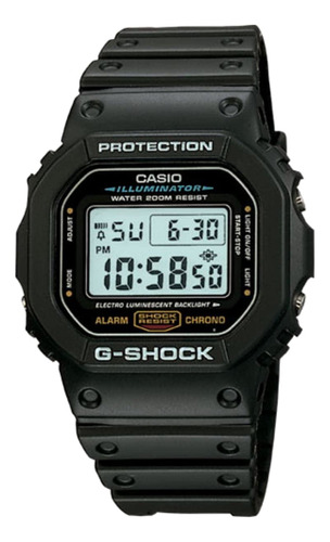 Reloj Casio Dw5600e-1v Digital Correa Negra