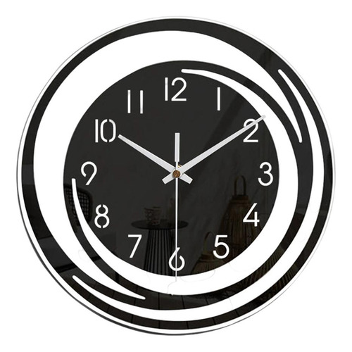 Reloj De Pared Moderno Arte Silencioso Acrílico Operado Por
