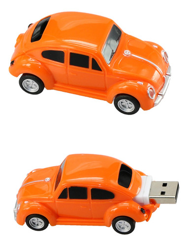 Pendrive 32 Gb Volkswagen Fusca Naranja