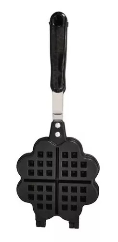 Waflera Placa de corazones, parrilla de acero antiadherente para waffles,  con control de tostado, 5 waffles en forma de corazón.