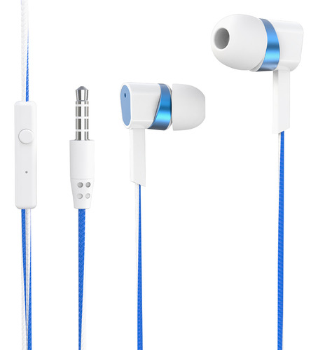 Auriculares Estéreo De 3,5 Mm, Micrófono Con Cable, Alta Fid