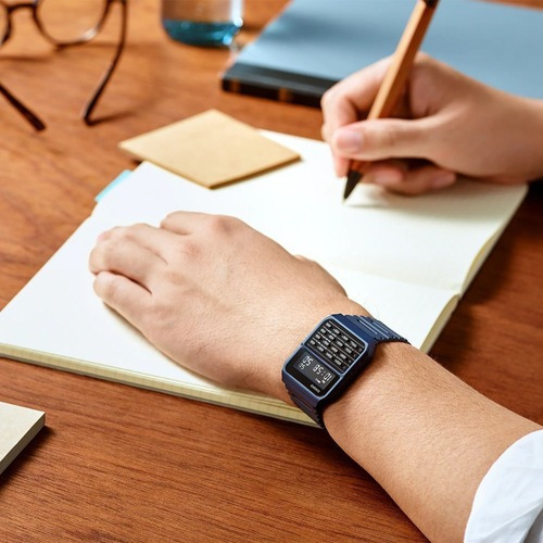 Reloj Calculadora Clasico Casio Ca-53w-1 Relojesymas Azul Wf-2b