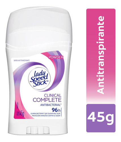 Antitranspirante Lady Speed Stick Clinical Complete 45 G