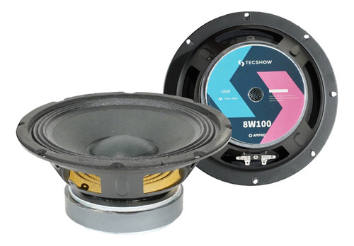 Woofer 8  100w Rms 70hz 4khz Ampro Tecshow 8w100