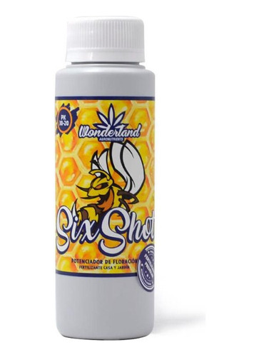 Sixshot 250ml  Wonderland (pk 30-20 Engorde Floral)