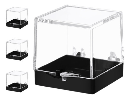 Vitrina En Miniatura De 4 Piezas Para Muestras Minerales Roc