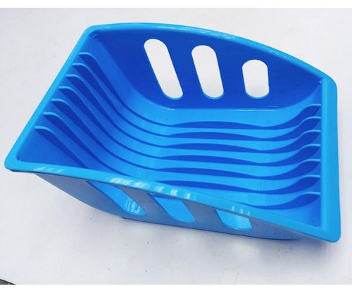 Organizador Plastico De  Platos Azul 