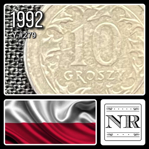 Polonia - 10 Groszy - Año 1992 - Y #279 - Aguila