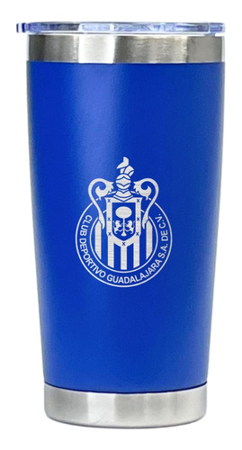 Termo 20oz Personalizado Liga Mx / Guadalajara Acero Inox