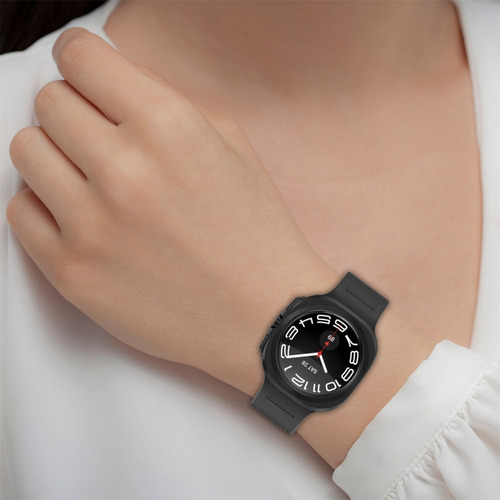 Correa De Piel De Silicona Para Samsung Galaxy Watch 7 Ultra