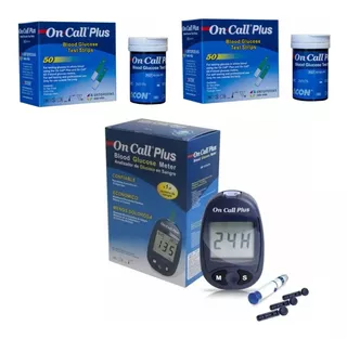 Glucometro On Call Plus + Tiras Reactivas X 100 Unidades