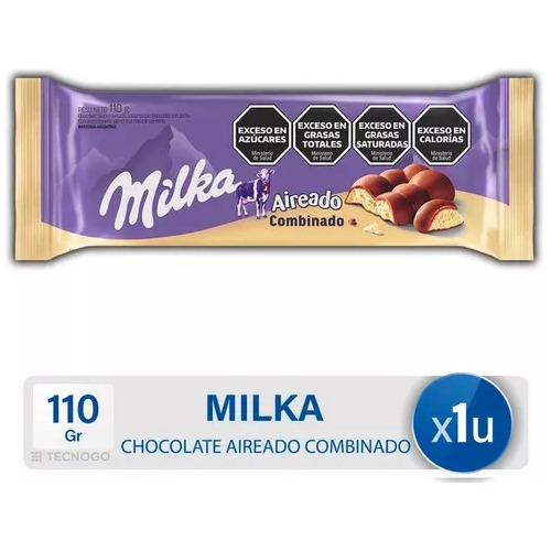 Chocolate Milka Leger Combinado Negro Y Blanco Aireado 