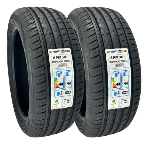 Kit 04 Pneus 205/50r17 Speedmax 93w Spm301 Aro 17 + Brinde