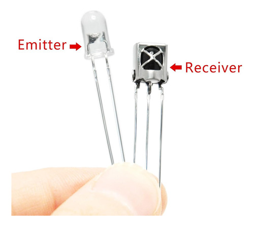 Gikfun Diodo Infrarrojo Led Emisión Ir Y Receptor Para Ardui