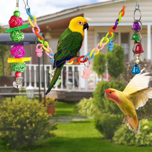 .s Juego De Juguetes Para Loros Juguetes Para Pájaros Para