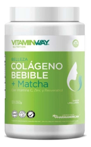 Colágeno Bebible Vitamin Way Articulaciones 360g Sabor Lima Limón