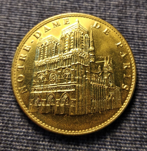 Medalla Francia Notre Dame Paris 2007. Bronce 