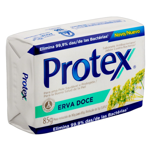 Imagem 3 de 4 de Sabão em barra Protex Antibacteriano Erva-Doce de 85 g