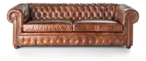 Comprar Sillón 2 Cuerpos Chesterfield Cuero Vacuno 210cm