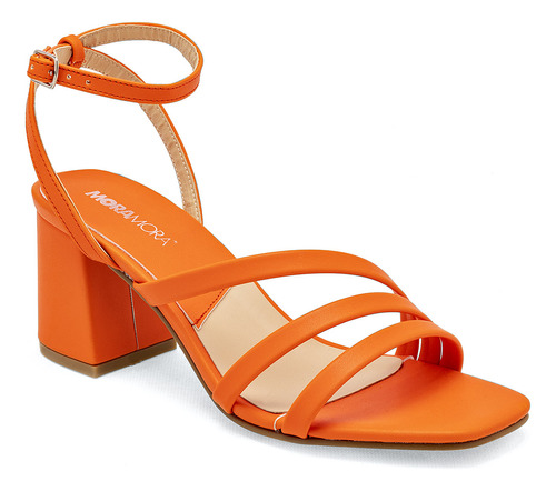 Zapatilla Con Pulsera Mora 1454620 Mujer Color Naranja E8