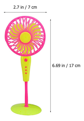 Ventilador De Juguete En Miniatura De 6 Piezas, Ventilador S