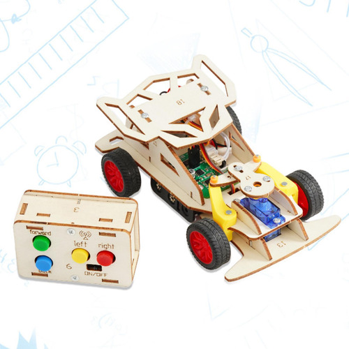 Diy Mini Control Car Experimento De Juguete Proyecto Modelo