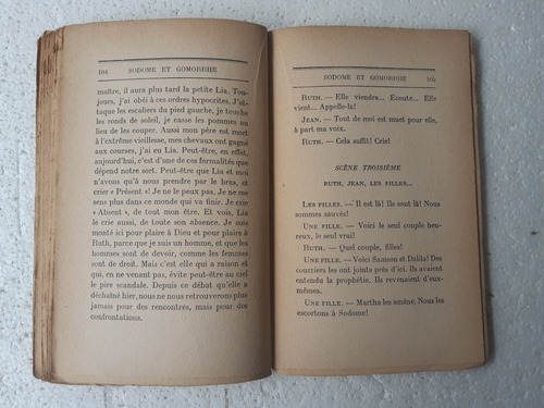 Sodome Et Gomorrhe / Jean Giraudoux / Grasset / En Francés (Usado)