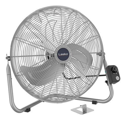 Lasko High Velocity Max Performance Floor Fan With Wall M...