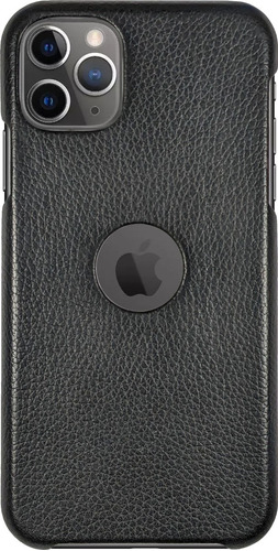 Funda Cell-port Cuero Genuino Negro Para iPhone 11 Pro Max