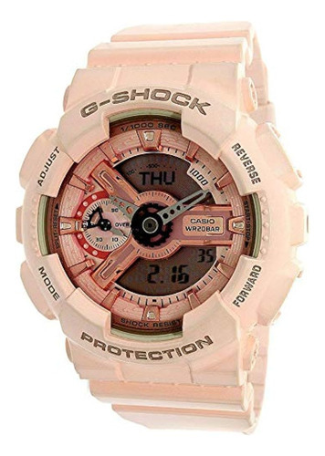 Reloj Deportivo Esfera Dorada Y Rosa Cuarzo Rosa Damas